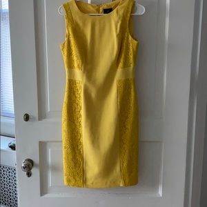 Yellow work dress